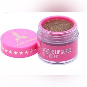 NIB Jeffree Star Velour Lip Scrub ROOT BEER OG Pink Box Discontinued Rare⁠